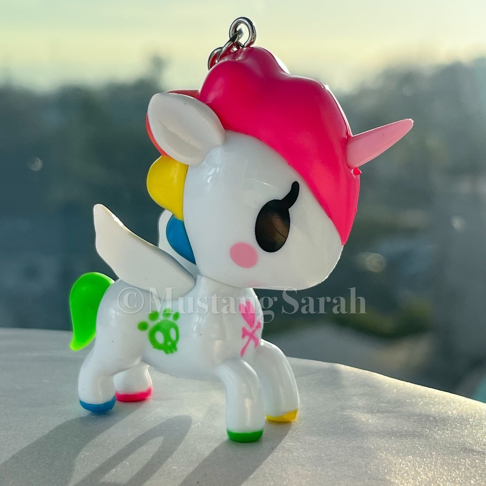 Rare Tokidoki Cactus Friends Unicorno Rainbow Bag Charm Keychain Vintage HTF